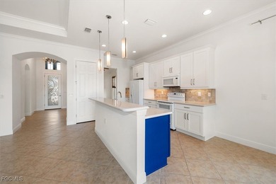 Freshly painted in main living area! This Florencia floor plan on Pelican Preserve Golf Club in Florida - for sale on GolfHomes.com, golf home, golf lot