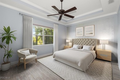 Freshly painted in main living area! This Florencia floor plan on Pelican Preserve Golf Club in Florida - for sale on GolfHomes.com, golf home, golf lot