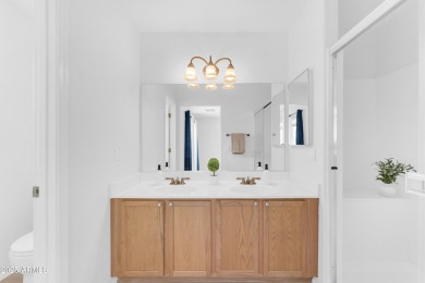 This beautifully maintained home features a sparkling salt water on The Golf Club At Johnson Ranch in Arizona - for sale on GolfHomes.com, golf home, golf lot