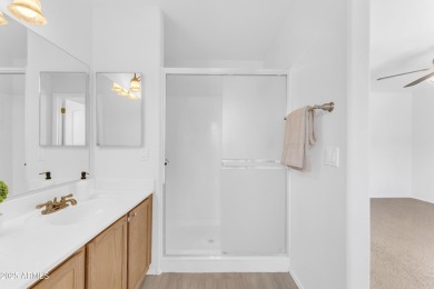 This beautifully maintained home features a sparkling salt water on The Golf Club At Johnson Ranch in Arizona - for sale on GolfHomes.com, golf home, golf lot