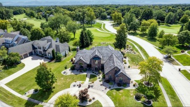 Indulge in luxury living in this striking residence in on Lincolnshire Fields Country Club in Illinois - for sale on GolfHomes.com, golf home, golf lot