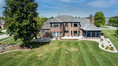 Indulge in luxury living in this striking residence in on Lincolnshire Fields Country Club in Illinois - for sale on GolfHomes.com, golf home, golf lot