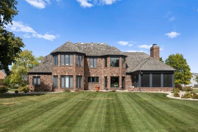 Indulge in luxury living in this striking residence in on Lincolnshire Fields Country Club in Illinois - for sale on GolfHomes.com, golf home, golf lot