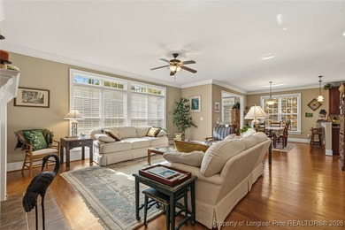 Lovely custom home located in the gated and golf community of on Carolina Trace Country Club in North Carolina - for sale on GolfHomes.com, golf home, golf lot