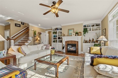 Lovely custom home located in the gated and golf community of on Carolina Trace Country Club in North Carolina - for sale on GolfHomes.com, golf home, golf lot