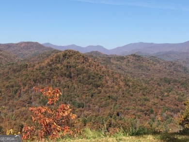 Lot J 35 is golf course front with splendid layered Mountain on Waterfall Country Club in Georgia - for sale on GolfHomes.com, golf home, golf lot