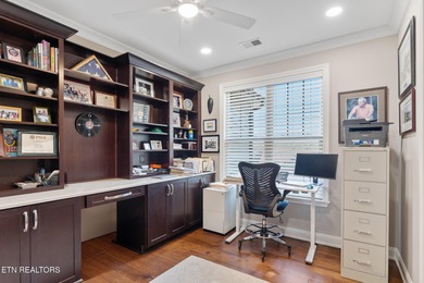 Single Level Living with an Outdoor Oasis Elegant single-level on Tellico Village Golf Club in Tennessee - for sale on GolfHomes.com, golf home, golf lot