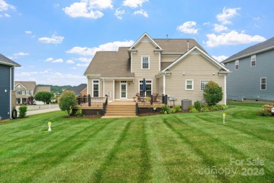 Nestled in a cozy spot just off the first green, but far enough on Fox Den Country Club in North Carolina - for sale on GolfHomes.com, golf home, golf lot