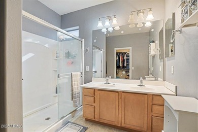 Built in 2007, this Florence single story home offers a mix of on Poston Butte Golf Club in Arizona - for sale on GolfHomes.com, golf home, golf lot