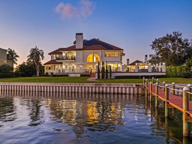 This private, world-class waterfront estate owned by the family on Belleair Country Club in Florida - for sale on GolfHomes.com, golf home, golf lot