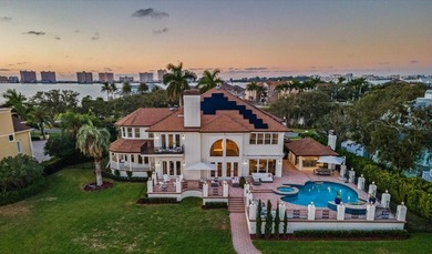 This private, world-class waterfront estate owned by the family on Belleair Country Club in Florida - for sale on GolfHomes.com, golf home, golf lot
