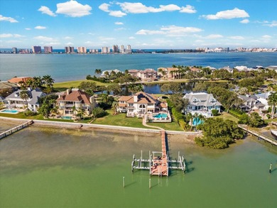 This private, world-class waterfront estate owned by the family on Belleair Country Club in Florida - for sale on GolfHomes.com, golf home, golf lot