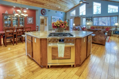 Escape to the cool pines with this single level furnished home on Pinetop Lakes Country Club in Arizona - for sale on GolfHomes.com, golf home, golf lot