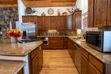 Escape to the cool pines with this single level furnished home on Pinetop Lakes Country Club in Arizona - for sale on GolfHomes.com, golf home, golf lot