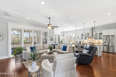 Experience sweeping golf course vistas, refined interior spaces on Rivers Edge Golf Club in North Carolina - for sale on GolfHomes.com, golf home, golf lot