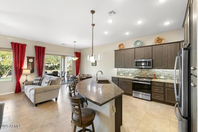 Perfect home for the ''Snowbirds'' desiring an easy maintenance on Tuscany Falls At Pebble Creek in Arizona - for sale on GolfHomes.com, golf home, golf lot