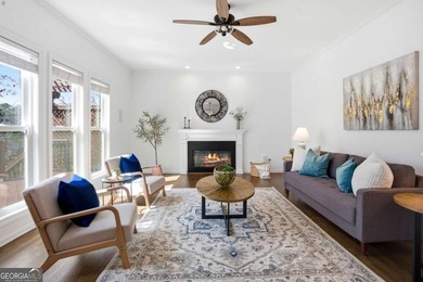 Welcome to this exceptional brick estate in the highly desirable on Towne Lake Hills Golf Club in Georgia - for sale on GolfHomes.com, golf home, golf lot