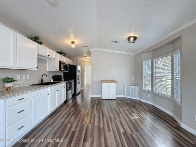 NO LOT RENT, it is a deeded lot, 2 bedrooms 1 Bath. A/C 2018 and on Glen Lakes Country Club in Florida - for sale on GolfHomes.com, golf home, golf lot