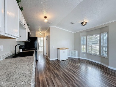 NO LOT RENT, it is a deeded lot, 2 bedrooms 1 Bath. A/C 2018 and on Glen Lakes Country Club in Florida - for sale on GolfHomes.com, golf home, golf lot