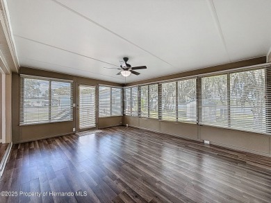 NO LOT RENT, it is a deeded lot, 2 bedrooms 1 Bath. A/C 2018 and on Glen Lakes Country Club in Florida - for sale on GolfHomes.com, golf home, golf lot
