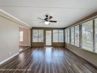NO LOT RENT, it is a deeded lot, 2 bedrooms 1 Bath. A/C 2018 and on Glen Lakes Country Club in Florida - for sale on GolfHomes.com, golf home, golf lot