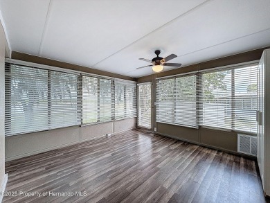 NO LOT RENT, it is a deeded lot, 2 bedrooms 1 Bath. A/C 2018 and on Glen Lakes Country Club in Florida - for sale on GolfHomes.com, golf home, golf lot