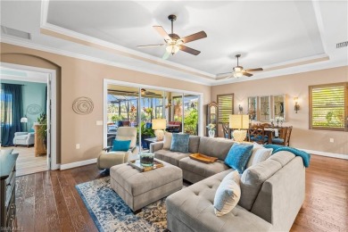 You will be amazed the moment you enter this elegant open on Pelican Preserve Golf Club in Florida - for sale on GolfHomes.com, golf home, golf lot