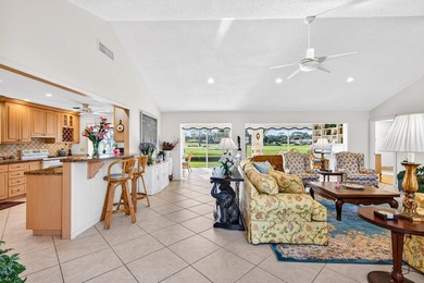 Beautiful villa with sweeping lake and golf course views on Quail Ridge Golf Course and Country Club in Florida - for sale on GolfHomes.com, golf home, golf lot