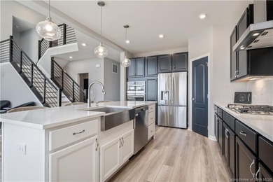 STUNNING HOME IN CHAMPIONS POINTE, LESS THAN ONE YEAR OLD! This on Champions Pointe Golf Course in Indiana - for sale on GolfHomes.com, golf home, golf lot