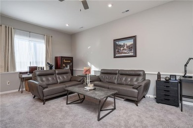 STUNNING HOME IN CHAMPIONS POINTE, LESS THAN ONE YEAR OLD! This on Champions Pointe Golf Course in Indiana - for sale on GolfHomes.com, golf home, golf lot