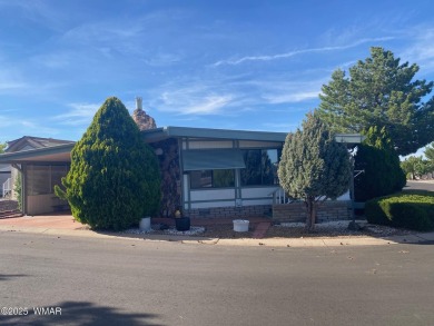 This spacious park model features lots of windows, a woodburning on Juniper Ridge R.V. Golf Resort in Arizona - for sale on GolfHomes.com, golf home, golf lot