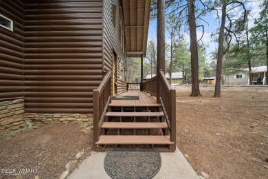 Experience comfort and privacy in this 5-bedroom, 6-bathroom on Pinetop Lakes Country Club in Arizona - for sale on GolfHomes.com, golf home, golf lot