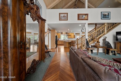 Experience comfort and privacy in this 5-bedroom, 6-bathroom on Pinetop Lakes Country Club in Arizona - for sale on GolfHomes.com, golf home, golf lot