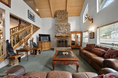 Experience comfort and privacy in this 5-bedroom, 6-bathroom on Pinetop Lakes Country Club in Arizona - for sale on GolfHomes.com, golf home, golf lot