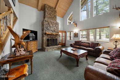 Experience comfort and privacy in this 5-bedroom, 6-bathroom on Pinetop Lakes Country Club in Arizona - for sale on GolfHomes.com, golf home, golf lot