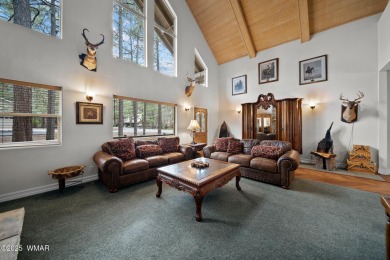 Experience comfort and privacy in this 5-bedroom, 6-bathroom on Pinetop Lakes Country Club in Arizona - for sale on GolfHomes.com, golf home, golf lot