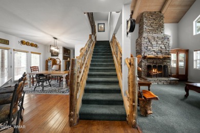 Experience comfort and privacy in this 5-bedroom, 6-bathroom on Pinetop Lakes Country Club in Arizona - for sale on GolfHomes.com, golf home, golf lot