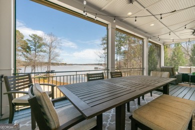 Luxury Lakefront living on Lake Oconee. Located in the gated on The Golf Club at Cuscowilla in Georgia - for sale on GolfHomes.com, golf home, golf lot