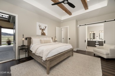Stunning Custom Home on a Corner Lot with Mountain Views. This on Grand Elk Ranch and Club in Colorado - for sale on GolfHomes.com, golf home, golf lot