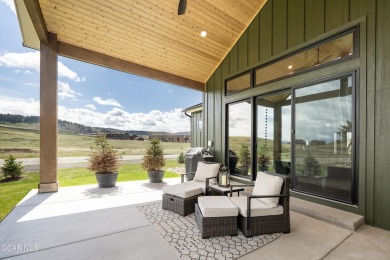 Stunning Custom Home on a Corner Lot with Mountain Views. This on Grand Elk Ranch and Club in Colorado - for sale on GolfHomes.com, golf home, golf lot