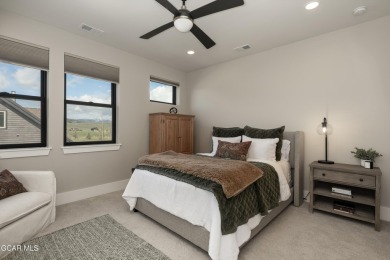 Stunning Custom Home on a Corner Lot with Mountain Views. This on Grand Elk Ranch and Club in Colorado - for sale on GolfHomes.com, golf home, golf lot