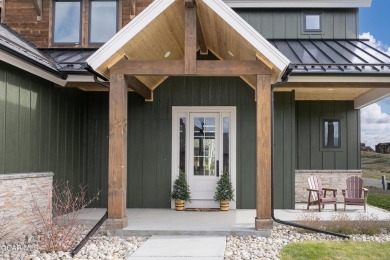 Stunning Custom Home on a Corner Lot with Mountain Views. This on Grand Elk Ranch and Club in Colorado - for sale on GolfHomes.com, golf home, golf lot