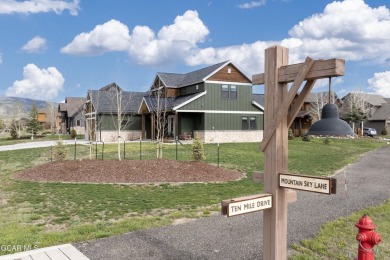 Stunning Custom Home on a Corner Lot with Mountain Views. This on Grand Elk Ranch and Club in Colorado - for sale on GolfHomes.com, golf home, golf lot