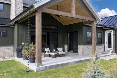 Stunning Custom Home on a Corner Lot with Mountain Views. This on Grand Elk Ranch and Club in Colorado - for sale on GolfHomes.com, golf home, golf lot