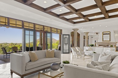 WITH VIEWS of FULL CAMELBACK MOUNTAIN, DRAMATIC PHX CITY LIGHTS on Paradise Valley Country Club in Arizona - for sale on GolfHomes.com, golf home, golf lot