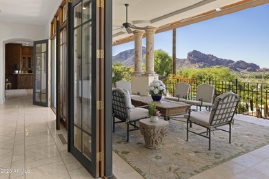 WITH VIEWS of FULL CAMELBACK MOUNTAIN, DRAMATIC PHX CITY LIGHTS on Paradise Valley Country Club in Arizona - for sale on GolfHomes.com, golf home, golf lot