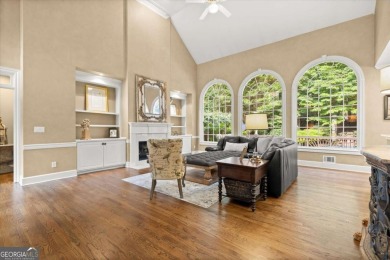 Experience resort-style living perfectly positioned on a private on Woodmont Golf and Country Club in Georgia - for sale on GolfHomes.com, golf home, golf lot