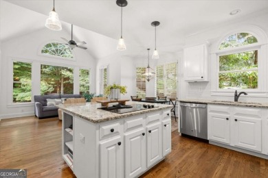 Experience resort-style living perfectly positioned on a private on Woodmont Golf and Country Club in Georgia - for sale on GolfHomes.com, golf home, golf lot