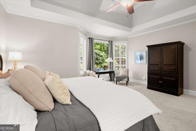 Experience resort-style living perfectly positioned on a private on Woodmont Golf and Country Club in Georgia - for sale on GolfHomes.com, golf home, golf lot