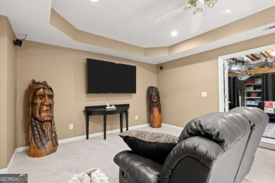 Experience resort-style living perfectly positioned on a private on Woodmont Golf and Country Club in Georgia - for sale on GolfHomes.com, golf home, golf lot